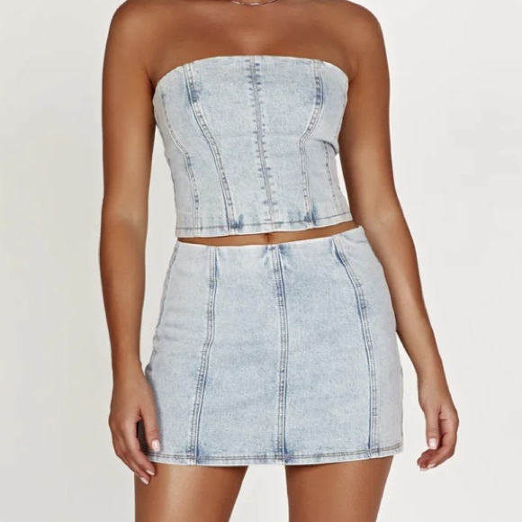 Scarlet Two Piece Denim Set